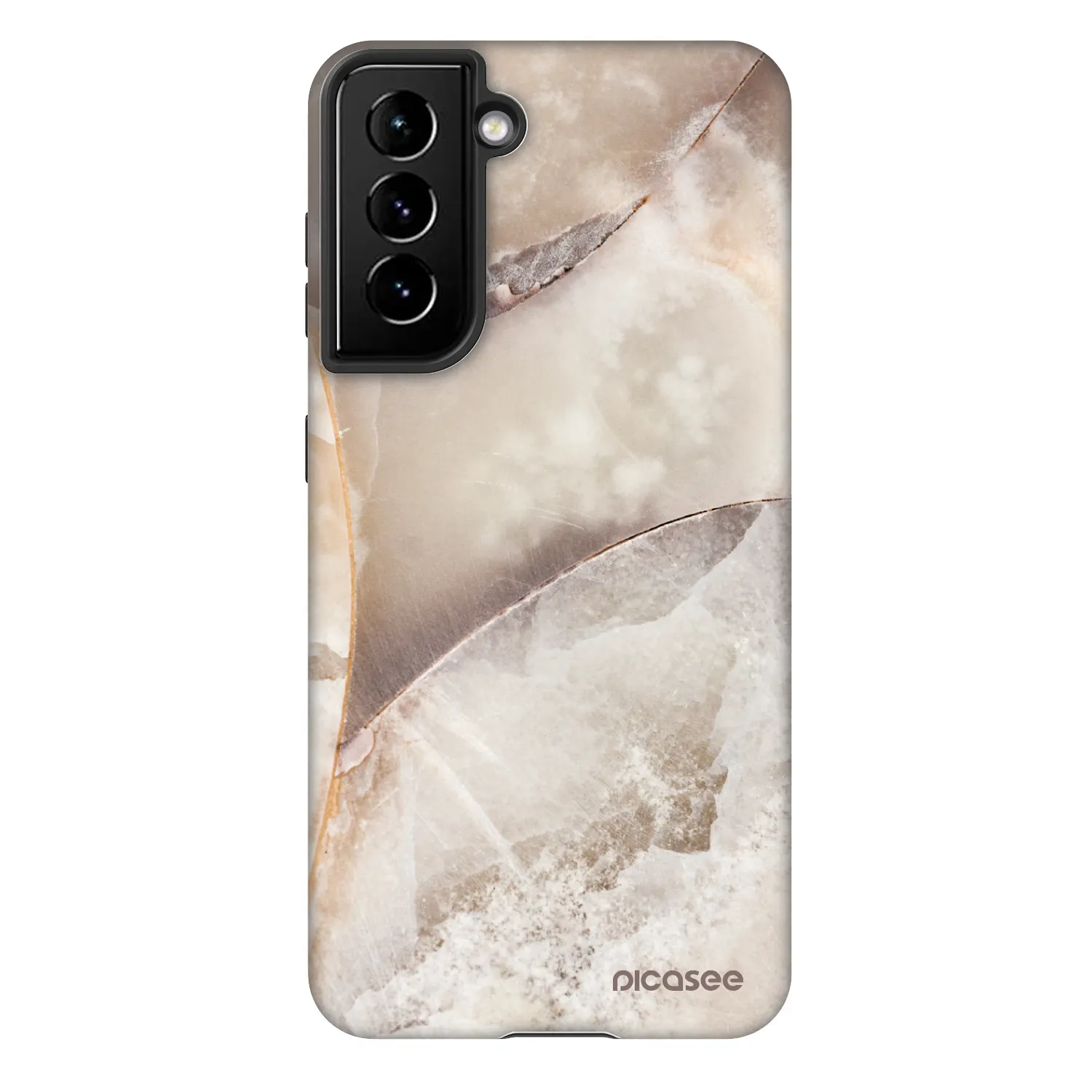 Picasee Fashion Case pro Samsung Galaxy S21 5G G991B - Cream marble