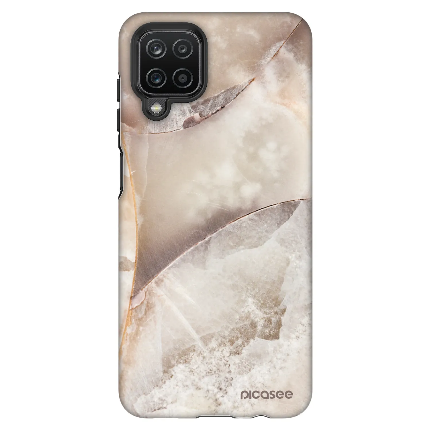 Picasee Fashion Case pro Samsung Galaxy A12 A125F - Cream marble
