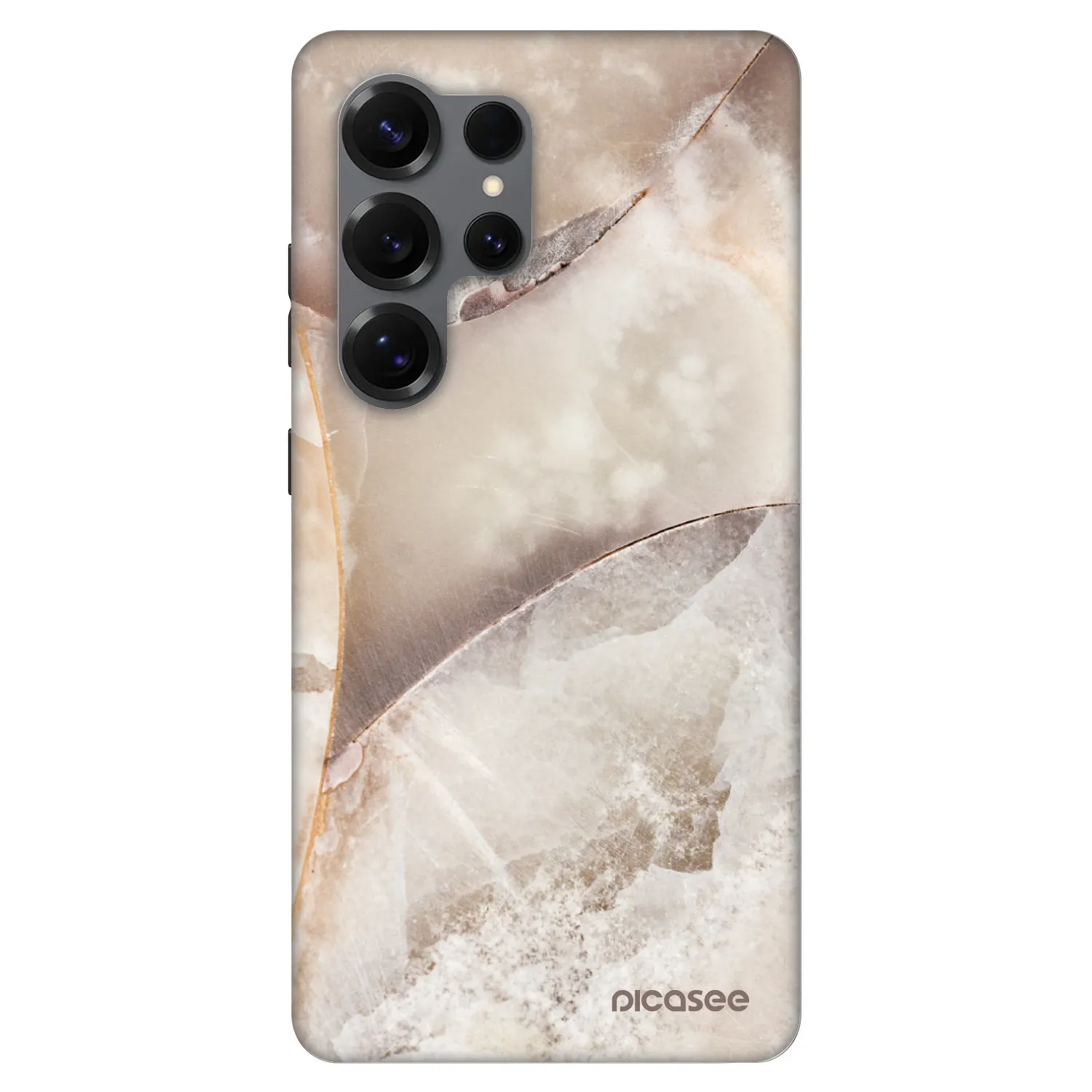 Picasee Fashion Case PowerShare pro Samsung Galaxy S25 Ultra 5G - Cream marble
