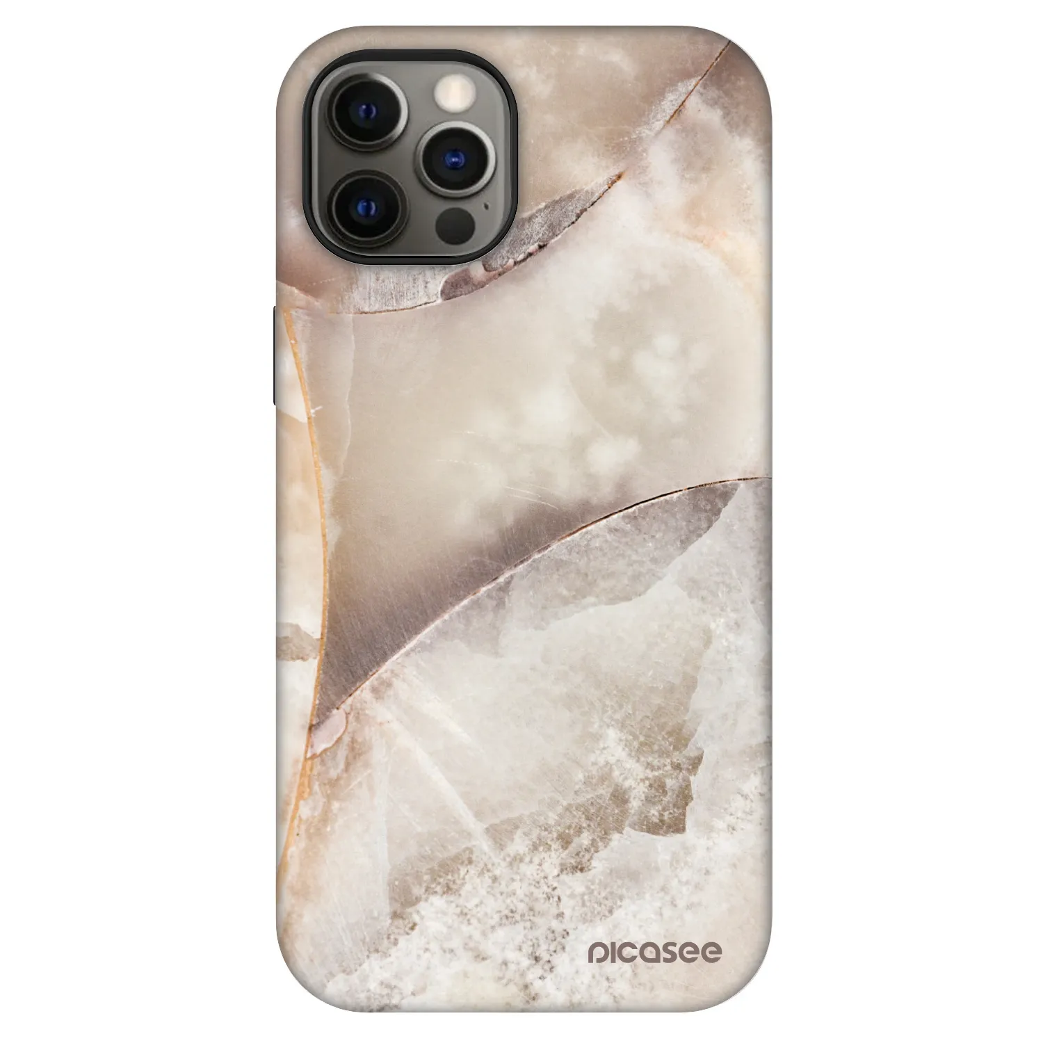 Picasee Fashion Case MagSafe Apple iPhone 12 Pro - Cream marble