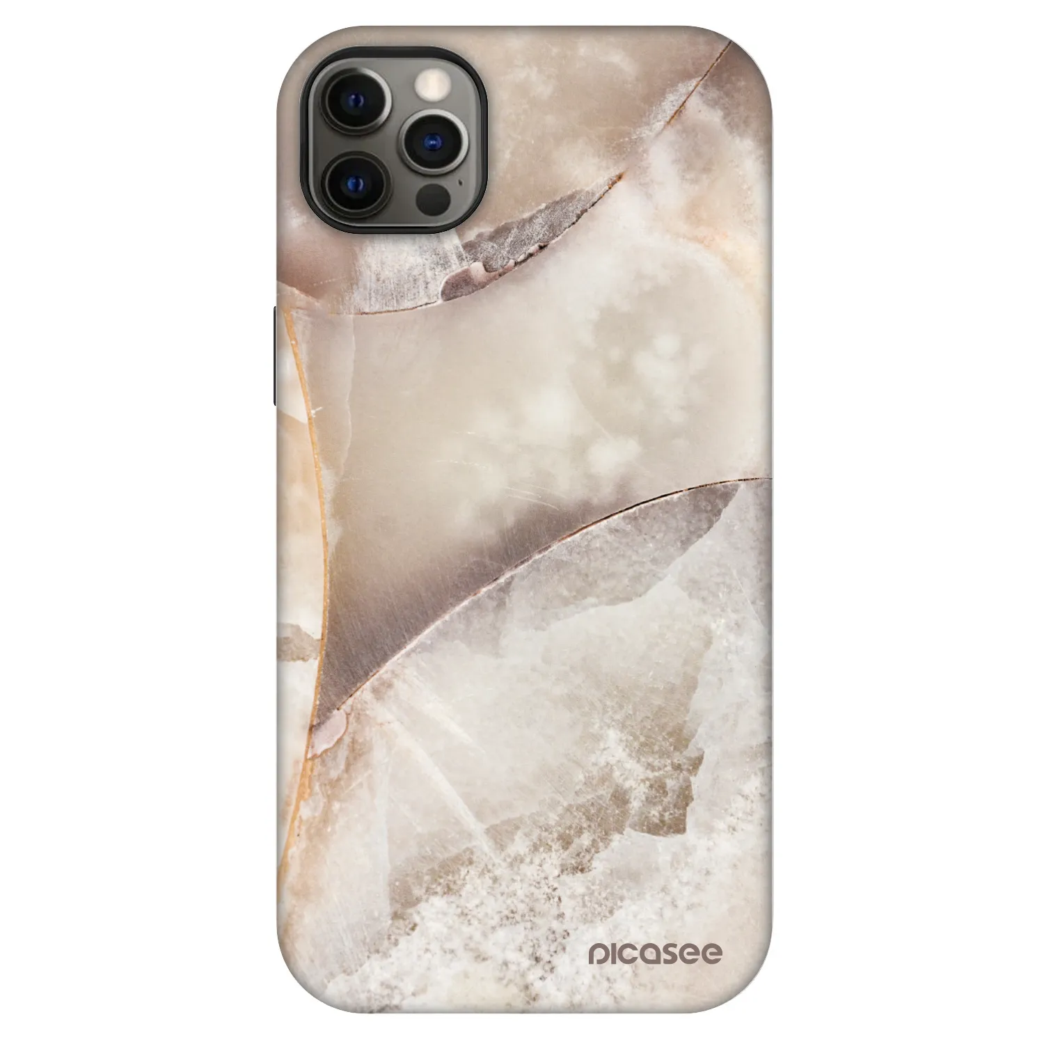 Picasee Fashion Case MagSafe Apple iPhone 12 Pro Max - Cream marble