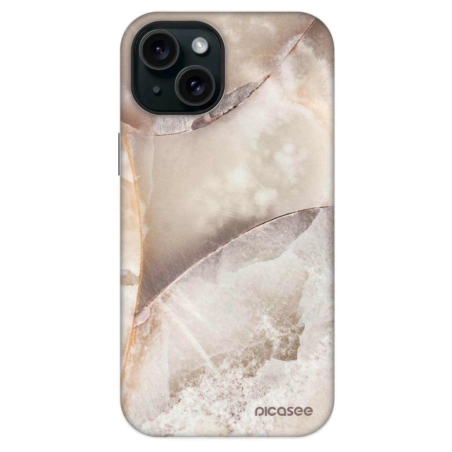 Picasee Fashion Case MagSafe Apple iPhone 13 - Cream marble