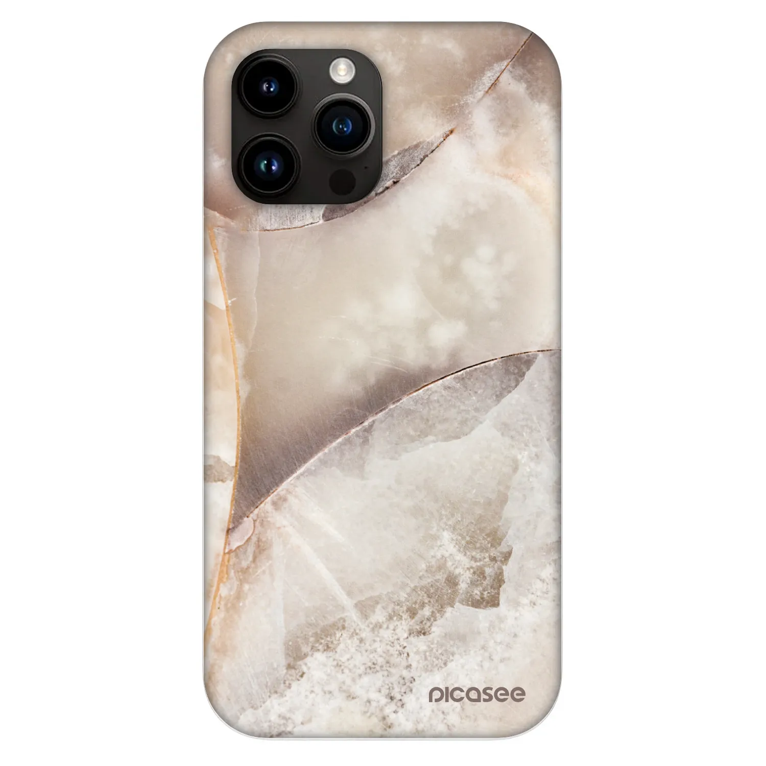 Picasee Fashion Case MagSafe Apple iPhone 13 Pro Max - Cream marble