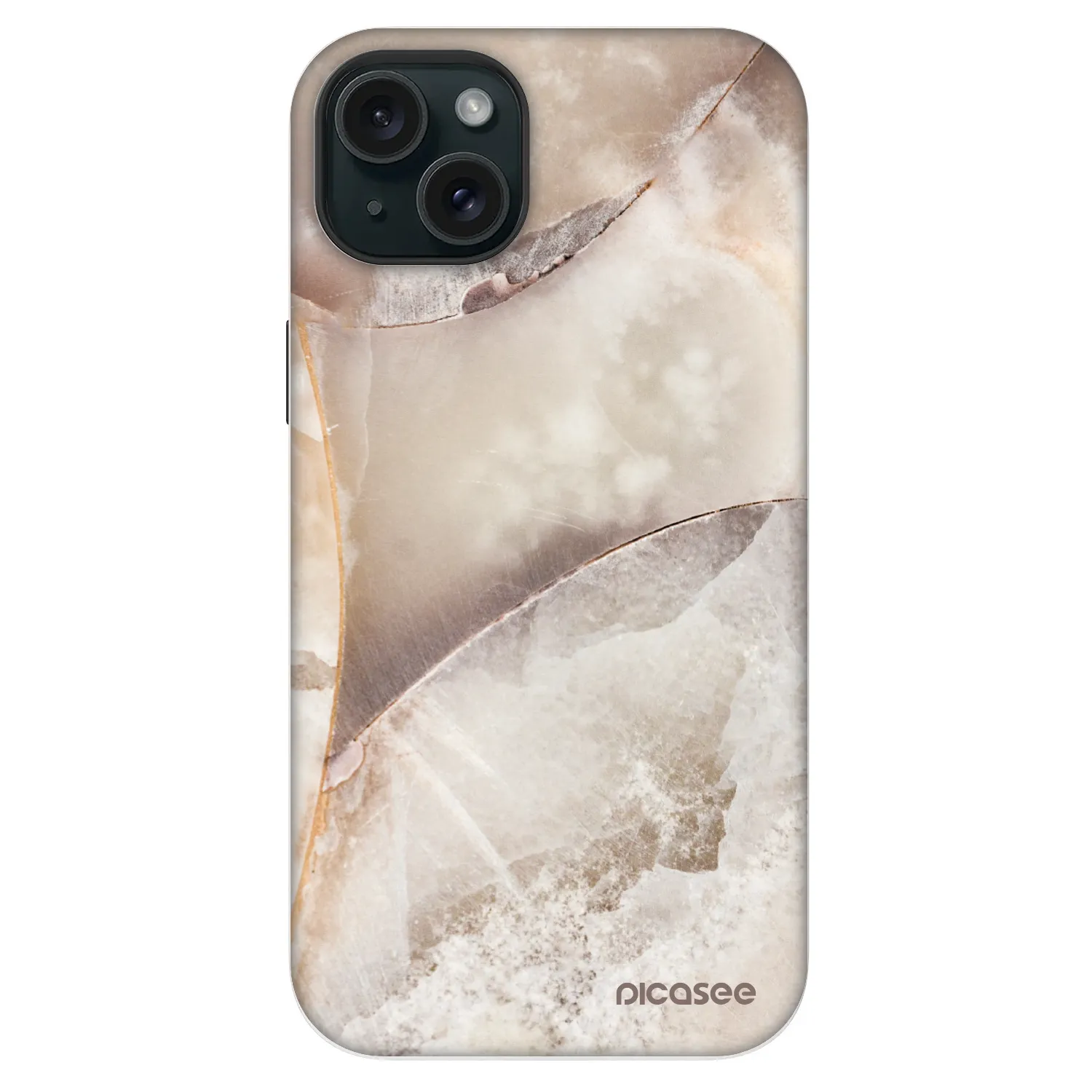 Picasee Fashion Case MagSafe Apple iPhone 14 Plus - Cream marble
