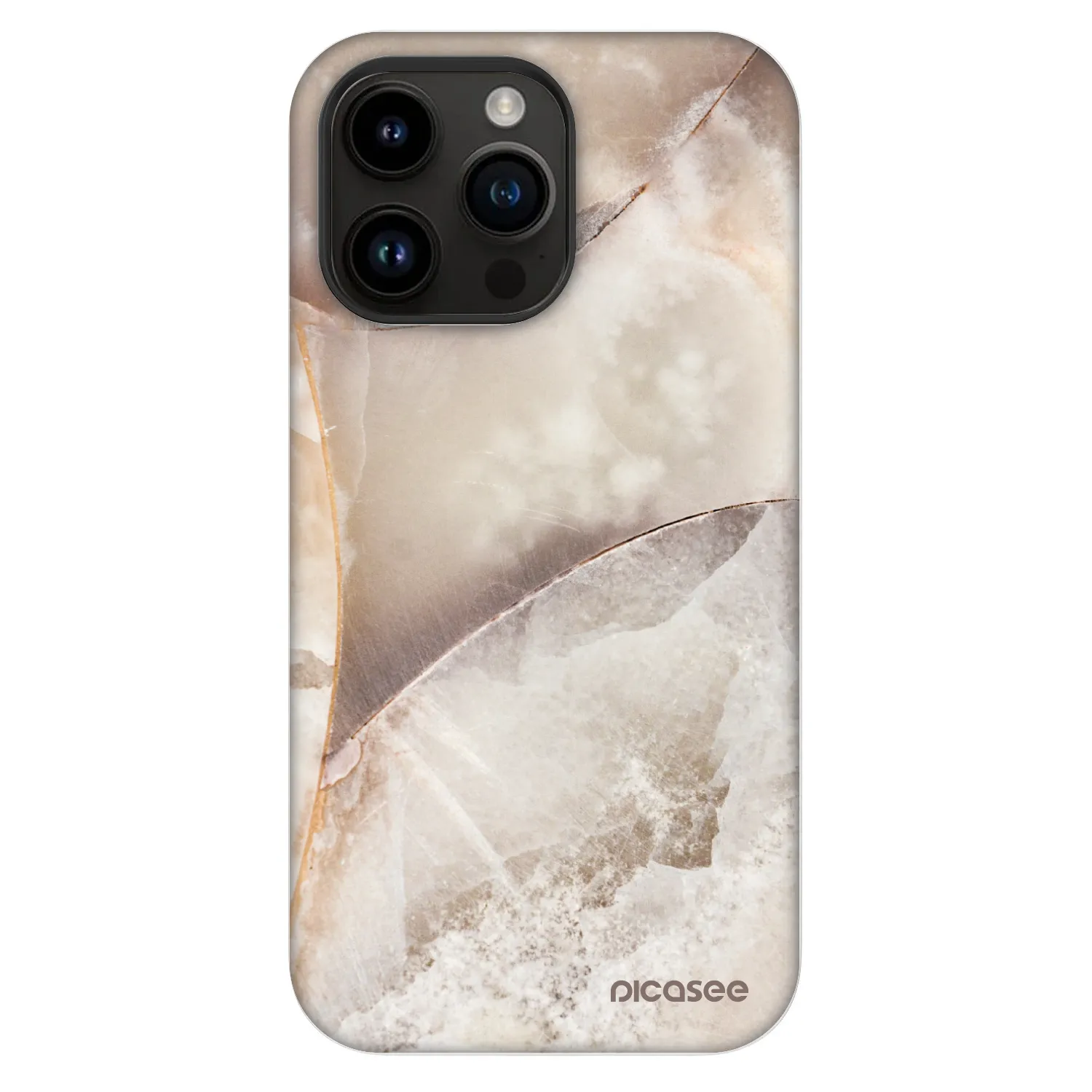 Picasee Fashion Case MagSafe Apple iPhone 14 Pro Max - Cream marble