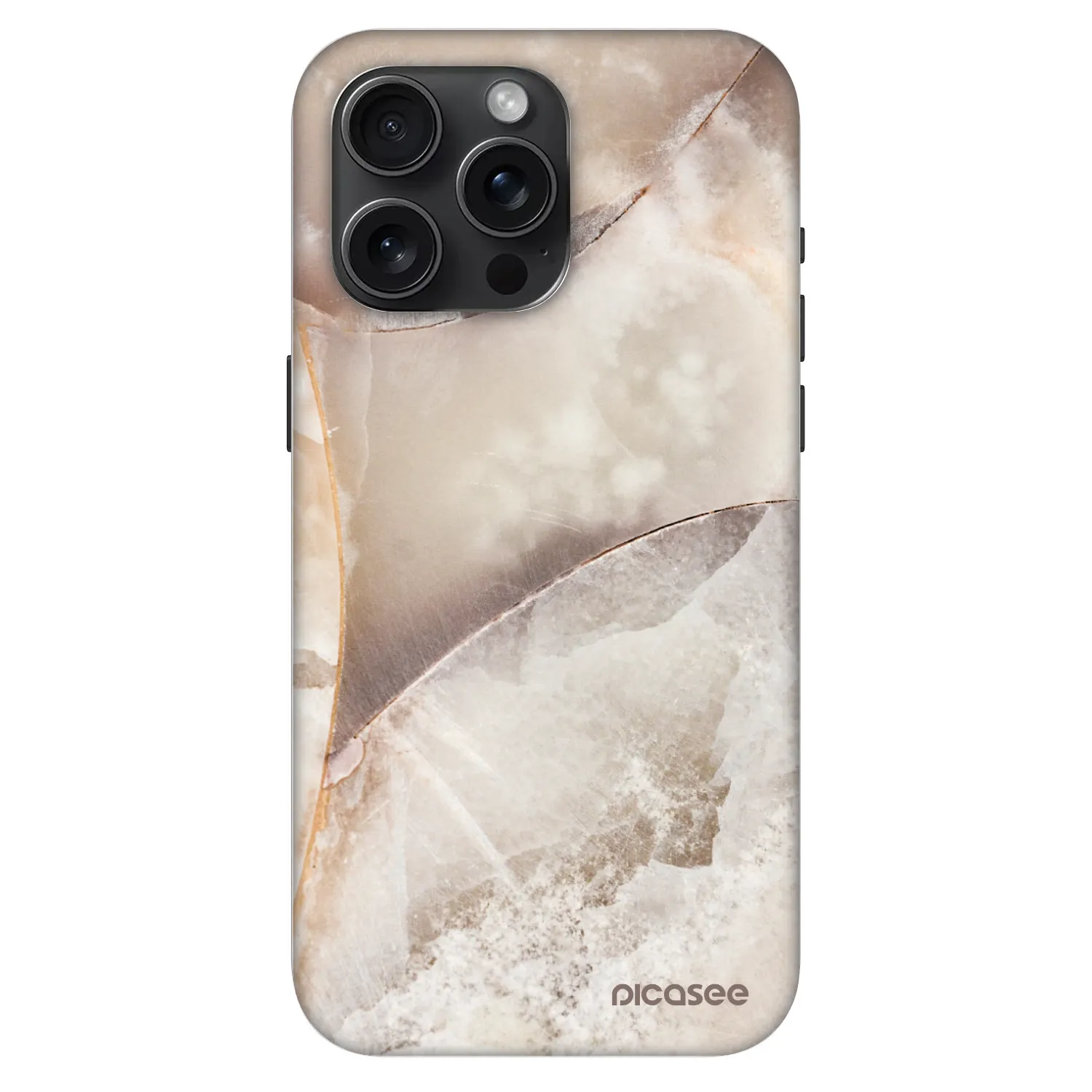 Picasee Fashion Case MagSafe Apple iPhone 15 Pro Max - Cream marble