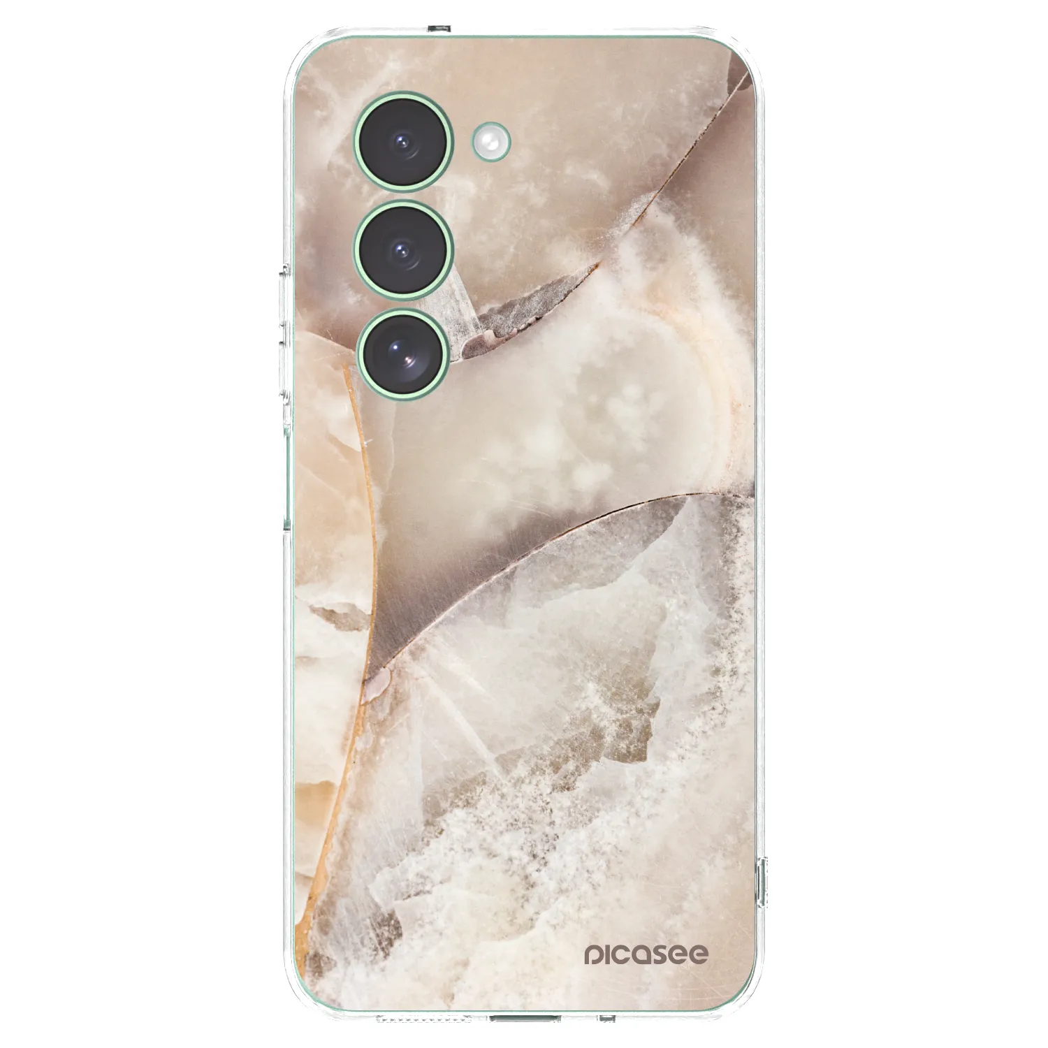Picasee silikonový průhledný obal pro Xiaomi Redmi 15 5G - Cream marble