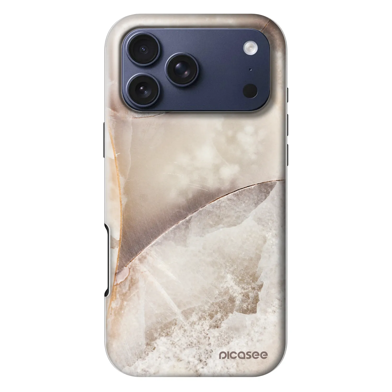 Picasee Fashion Case MagSafe Apple iPhone 18 Pro Max - Cream marble