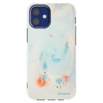 Picasee silikonový průhledný obal pro Apple iPhone 12 mini - Splash