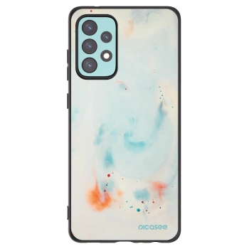 Picasee silikonový černý obal pro Samsung Galaxy A72 A725F - Splash