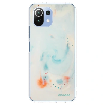 Picasee silikonový průhledný obal pro Xiaomi Mi 11 Lite - Splash