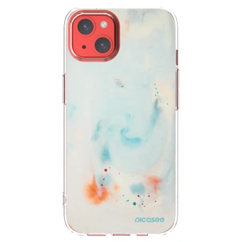 Picasee silikonový průhledný obal pro Apple iPhone 13 - Splash