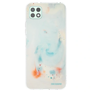 Picasee silikonový průhledný obal pro Samsung Galaxy A22 A226B 5G - Splash