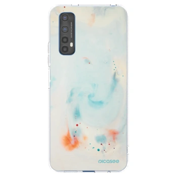 Picasee silikonový průhledný obal pro Realme 7 - Splash