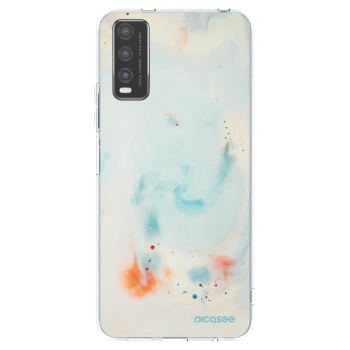 Picasee silikonový průhledný obal pro Vivo Y20s - Splash
