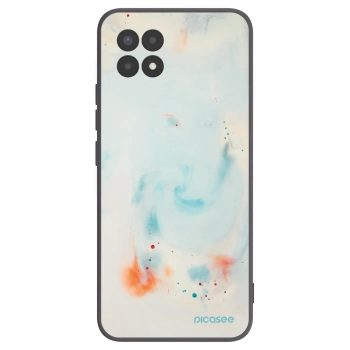 Picasee silikonový černý obal pro Realme 8i - Splash