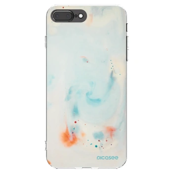 Picasee silikonový průhledný obal pro Apple iPhone 7 Plus - Splash