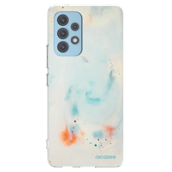 Picasee silikonový průhledný obal pro Samsung Galaxy A53 5G A536 - Splash