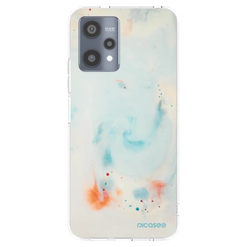 Picasee silikonový průhledný obal pro Realme 9 Pro 5G - Splash