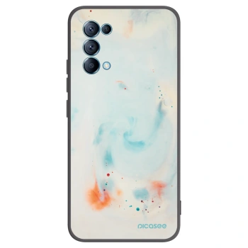 Picasee silikonový černý obal pro OPPO Reno 5 5G - Splash