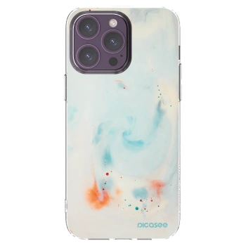 Picasee silikonový průhledný obal pro Apple iPhone 14 Pro Max - Splash