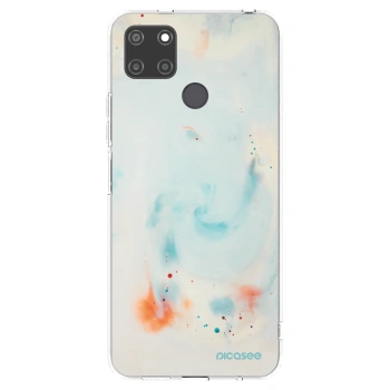 Picasee silikonový průhledný obal pro Realme C21Y - Splash