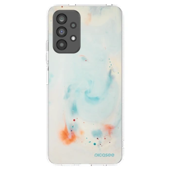 Picasee silikonový průhledný obal pro Samsung Galaxy A73 5G - Splash