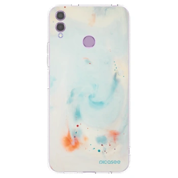 Picasee silikonový průhledný obal pro Honor 8X - Splash