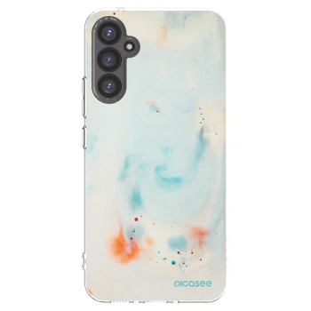 Picasee silikonový průhledný obal pro Samsung Galaxy A34 5G A346B - Splash