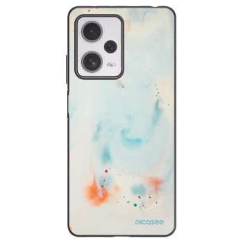 Picasee silikonový černý obal pro Xiaomi Redmi Note 12 Pro+ 5G - Splash