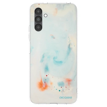 Picasee silikonový průhledný obal pro Samsung Galaxy A04s A047F - Splash