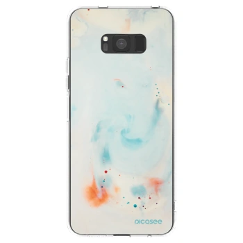 Picasee silikonový průhledný obal pro Samsung Galaxy S8 G950F - Splash