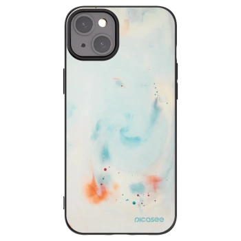 Picasee silikonový černý obal pro Apple iPhone 15 Plus - Splash