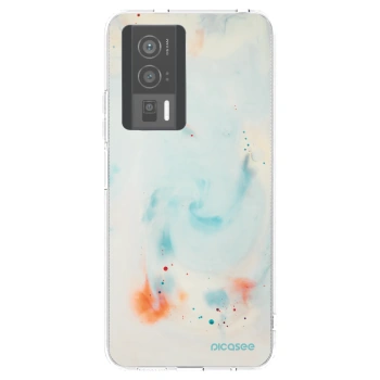 Picasee silikonový průhledný obal pro Xiaomi Poco F5 Pro 5G - Splash