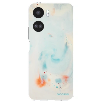 Picasee silikonový průhledný obal pro Honor 90 Lite 5G - Splash