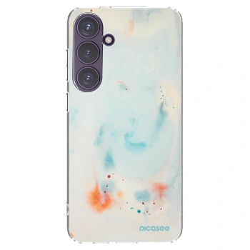 Picasee silikonový průhledný obal pro Samsung Galaxy S24+ S926B 5G - Splash