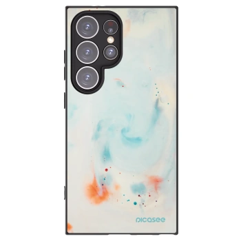 Picasee silikonový černý obal pro Samsung Galaxy S24 Ultra S928B 5G - Splash