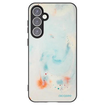 Picasee silikonový černý obal pro Samsung Galaxy S23 FE S711B - Splash