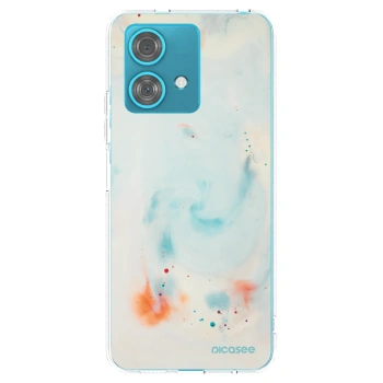 Picasee silikonový průhledný obal pro Motorola Edge 40 Neo - Splash