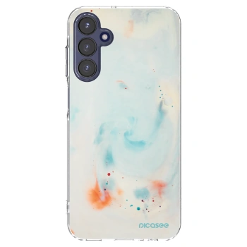 Picasee silikonový průhledný obal pro Samsung Galaxy A15 A155F 4G - Splash