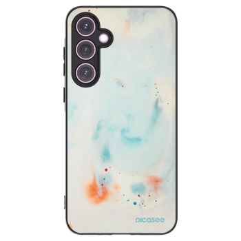 Picasee silikonový černý obal pro Samsung Galaxy A35 5G A356B - Splash