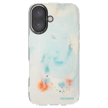 Picasee silikonový průhledný obal pro Apple iPhone 16 - Splash