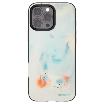 Picasee silikonový černý obal pro Apple iPhone 16 Pro Max - Splash