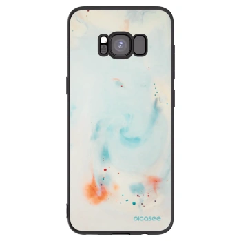 Picasee silikonový černý obal pro Samsung Galaxy S8 G950F - Splash