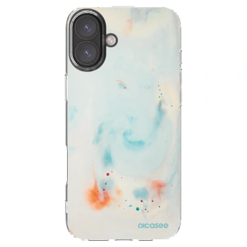 Picasee silikonový průhledný obal pro Apple iPhone 16 Plus - Splash