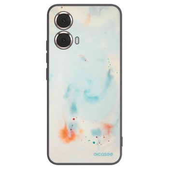 Picasee silikonový černý obal pro Motorola Moto G85 - Splash
