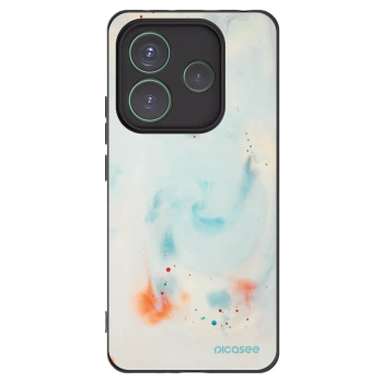 Picasee silikonový černý obal pro Xiaomi Redmi Note 14 5G - Splash