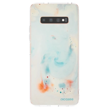 Picasee silikonový průhledný obal pro Samsung Galaxy S10 Plus G975 - Splash
