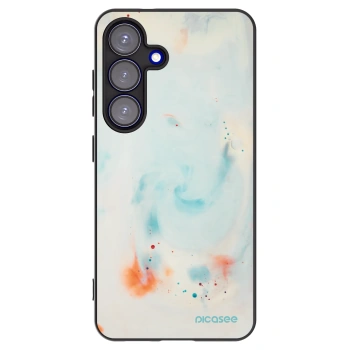 Picasee silikonový černý obal pro Samsung Galaxy S25 5G - Splash