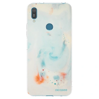 Picasee silikonový průhledný obal pro Huawei Y7 2019 - Splash